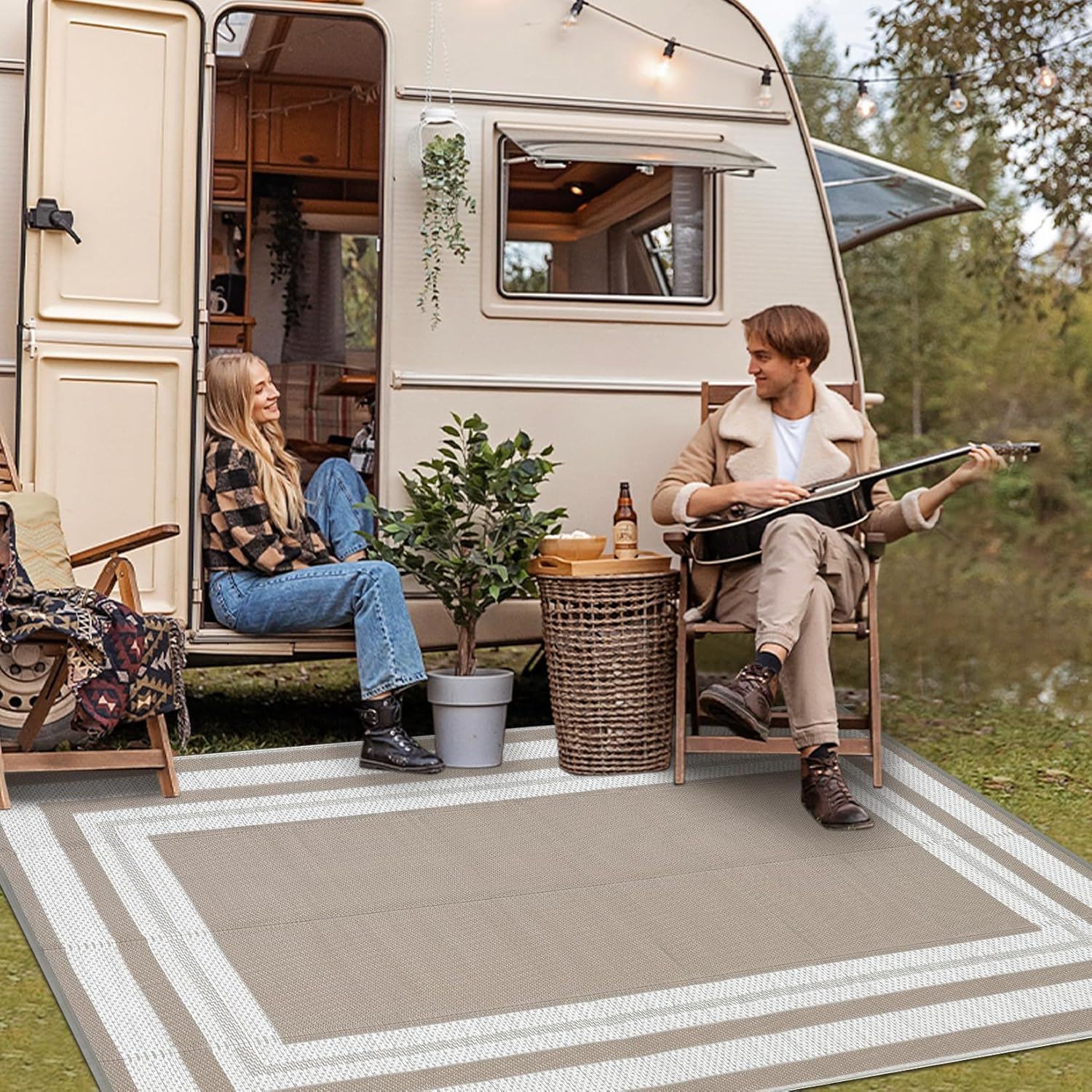 9x12 Outdoor Rug – Waterproof  - Outdoor Camping Rugs 9X12 评论和价格