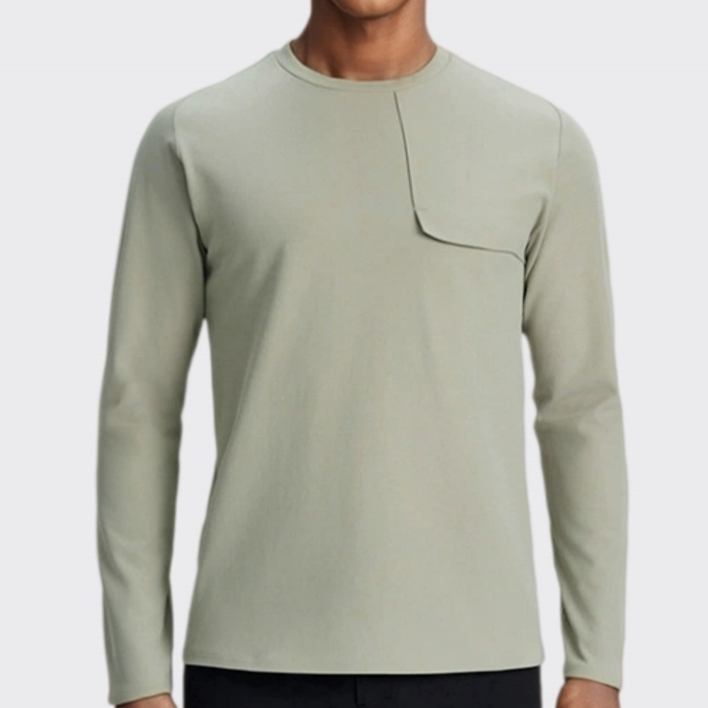 2026 New Mens Long Sleeve T-Sh - Outdoor Camping Logo 评论和价格