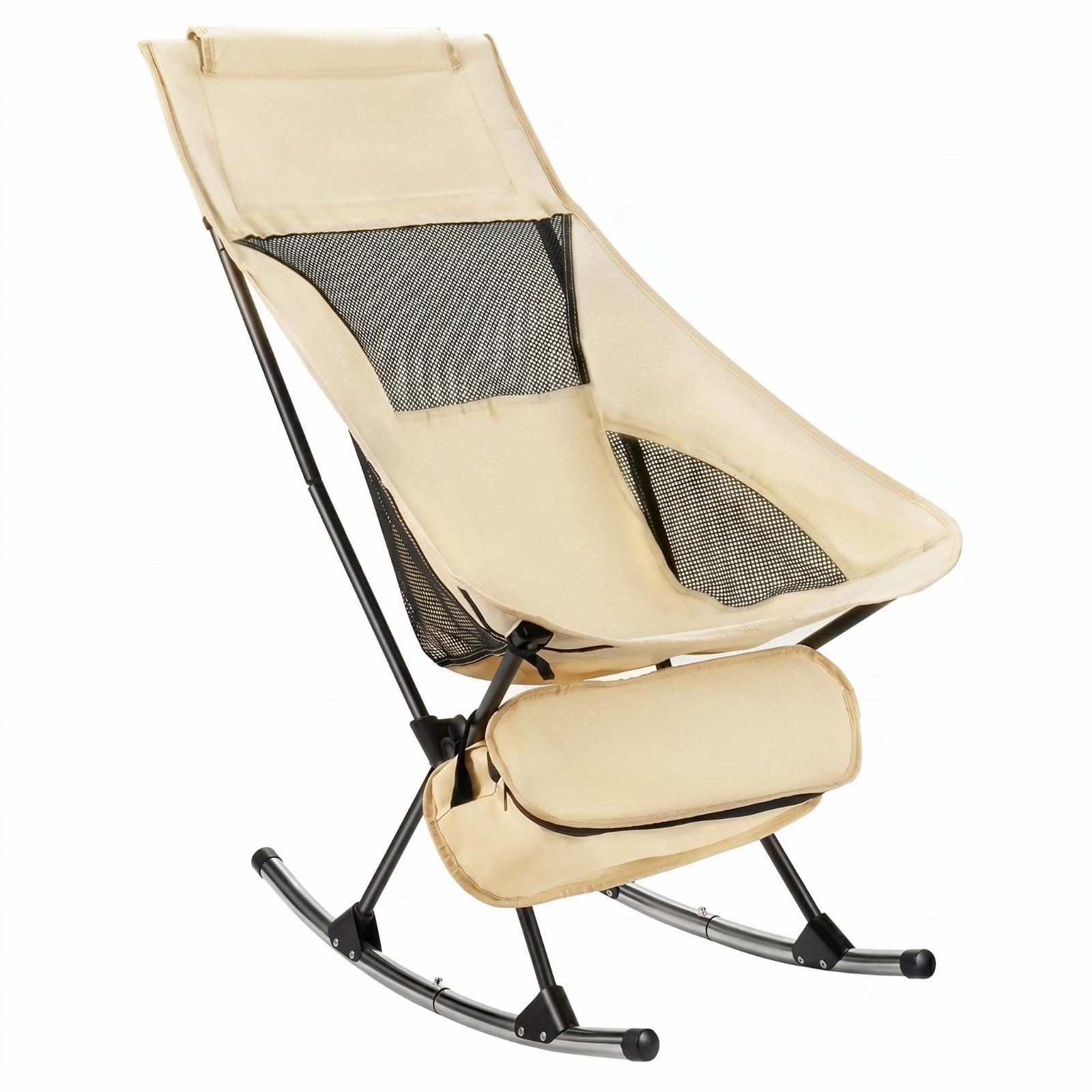 Foldable Outdoor Rocking Chair - Outdoor Camping Rocking Chair 评论和价格