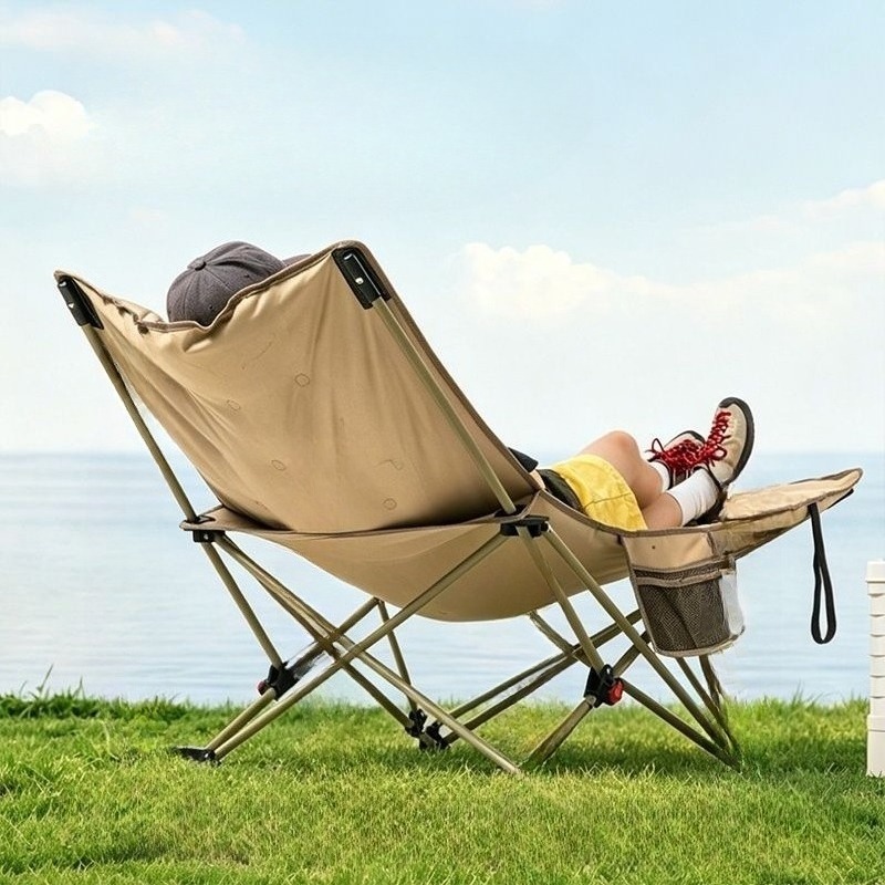 Padded Camping Recliner Chair  - Outdoor Camping Lounge Chairs 评论和价格
