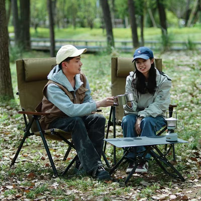Folding High Back Beach Campin - Outdoor Camping Lounge Chairs 评论和价格