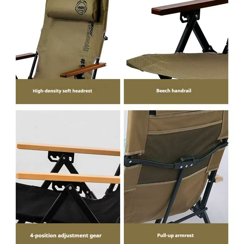 Folding High Back Beach Campin - Outdoor Camping Lounge Chairs 评论和价格