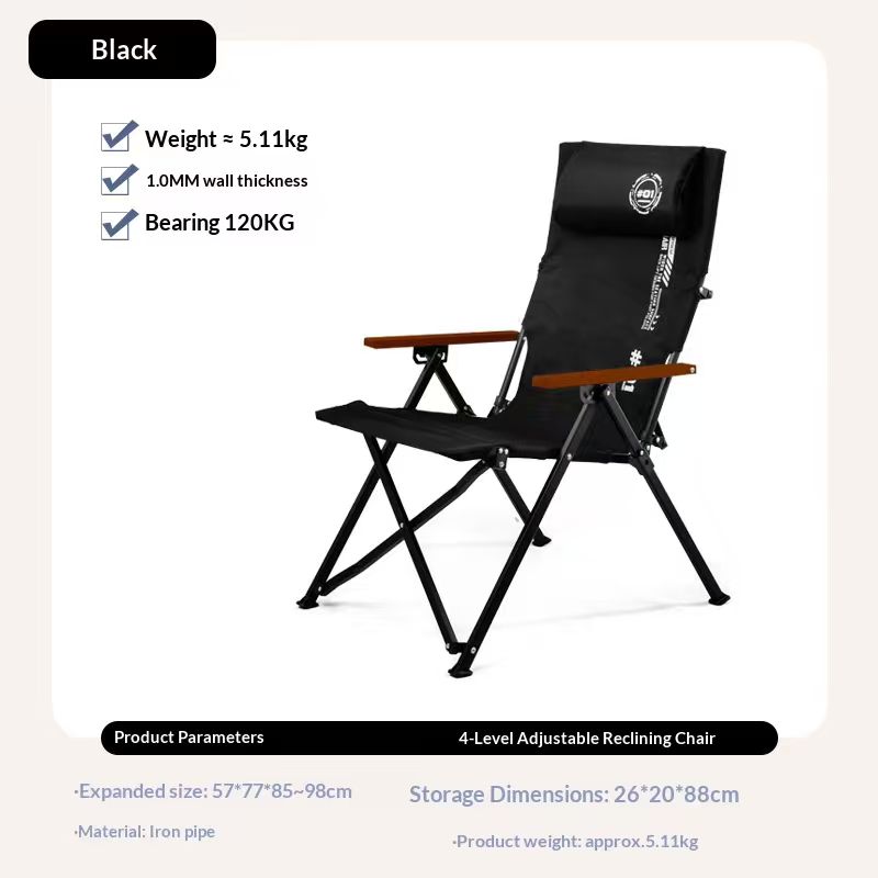 Folding High Back Beach Campin - Outdoor Camping Lounge Chairs 评论和价格