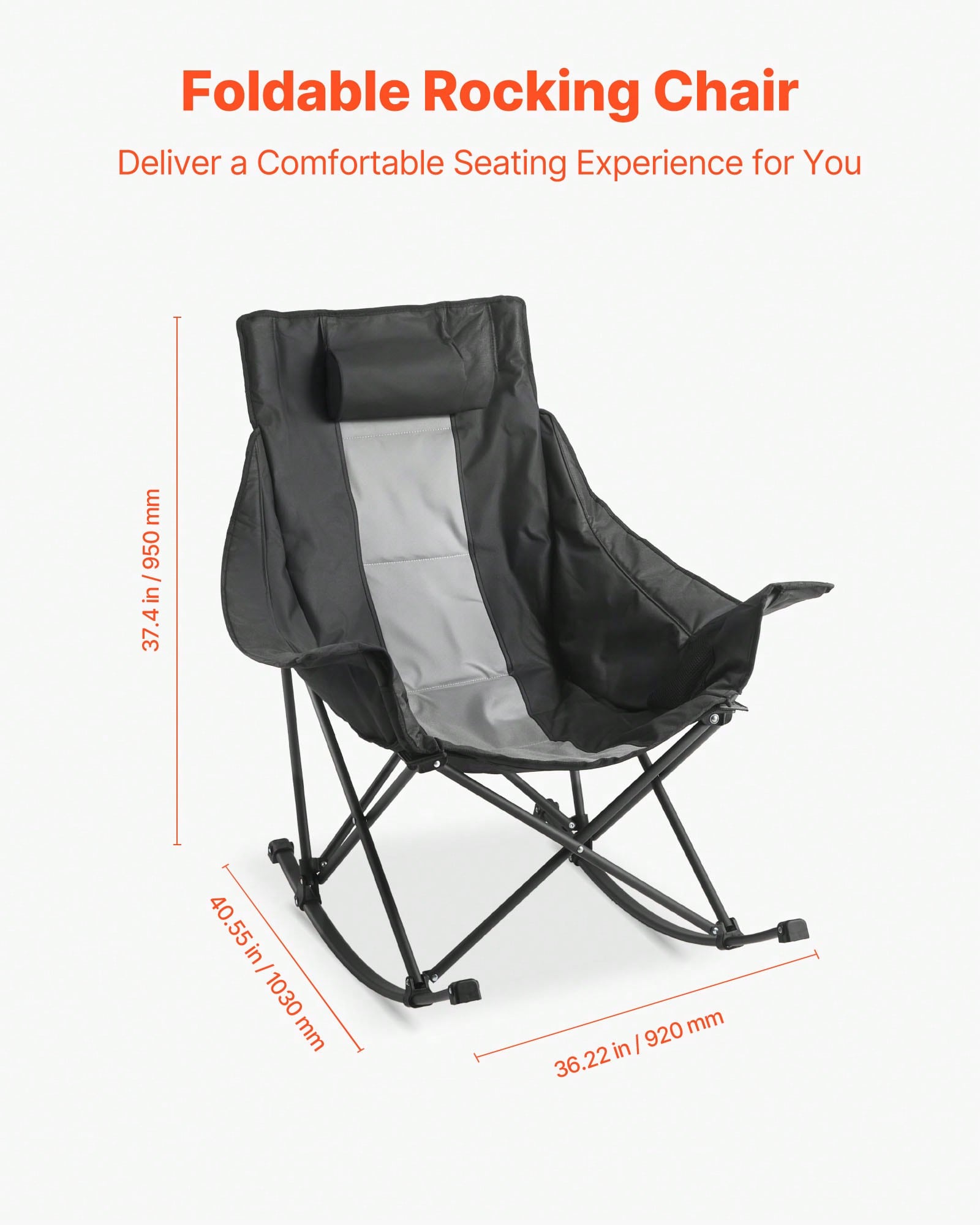 Rocking Camping Chair, Portabl - Outdoor Camping Rocking Chair 评论和价格