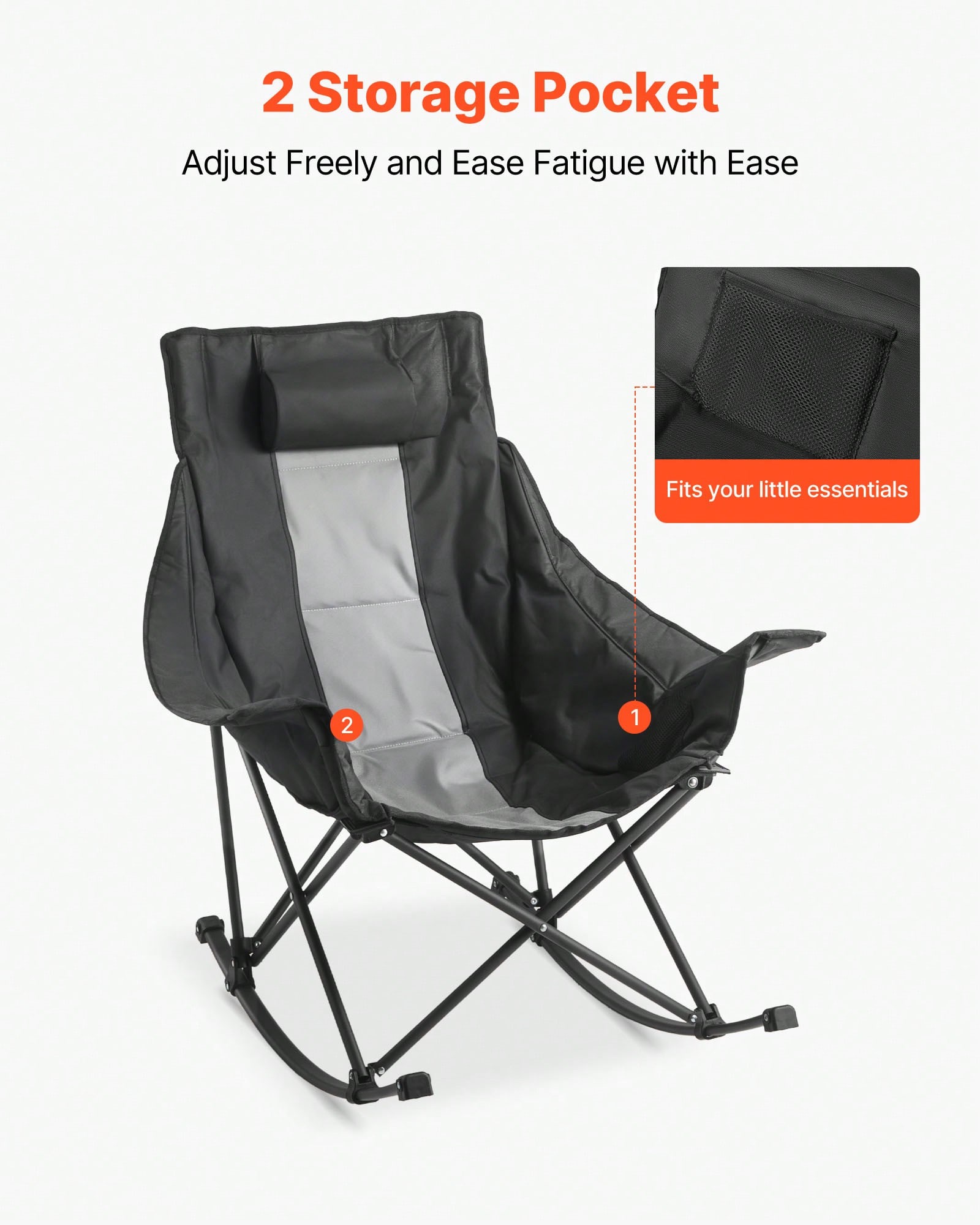 Rocking Camping Chair, Portabl - Outdoor Camping Rocking Chair 评论和价格
