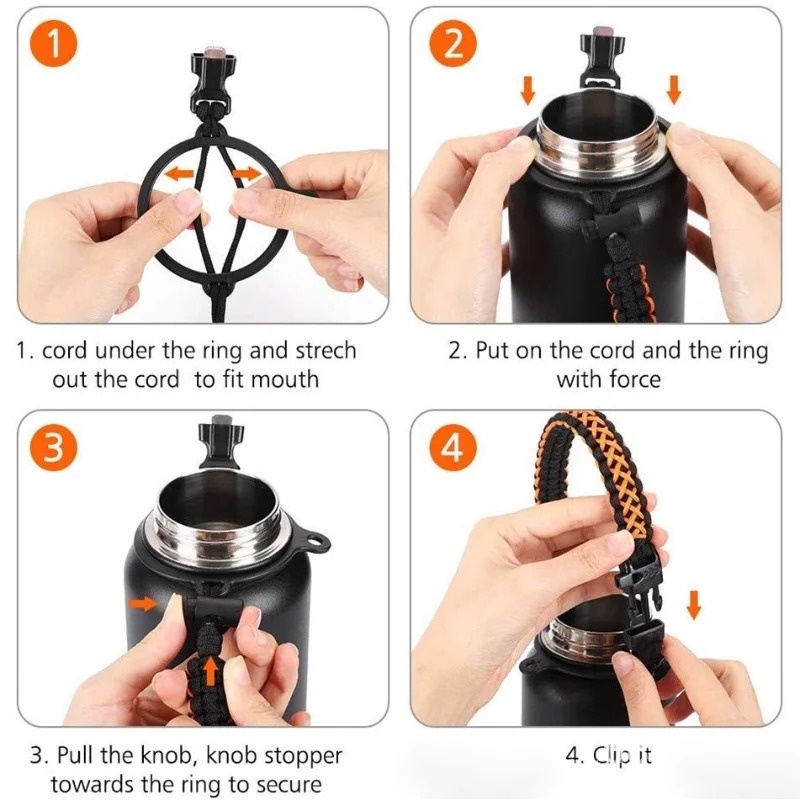 Heavy Duty Paracord Wide Mouth - Outdoor Camping Water Tank 评论和价格