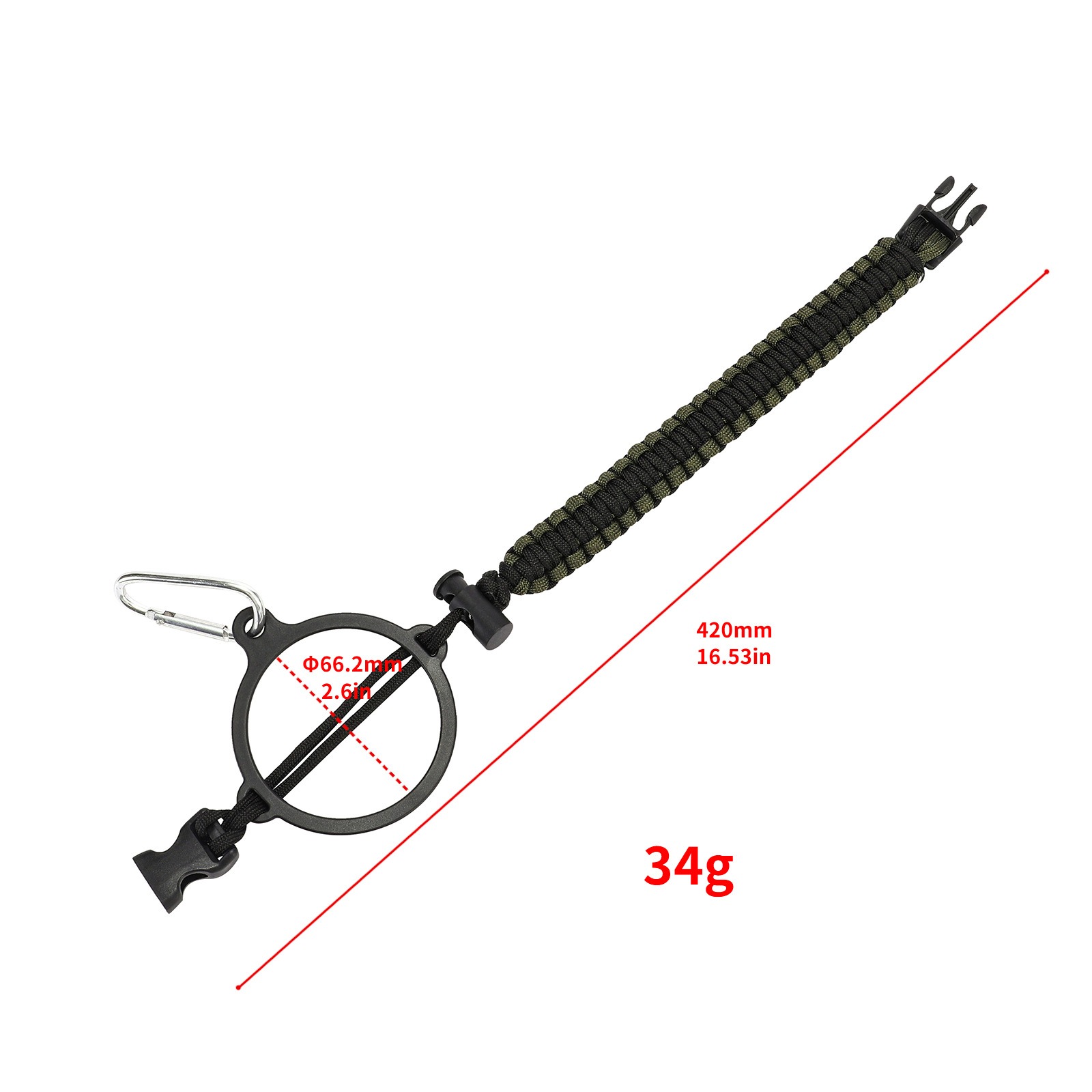 Heavy Duty Paracord Wide Mouth - Outdoor Camping Water Tank 评论和价格