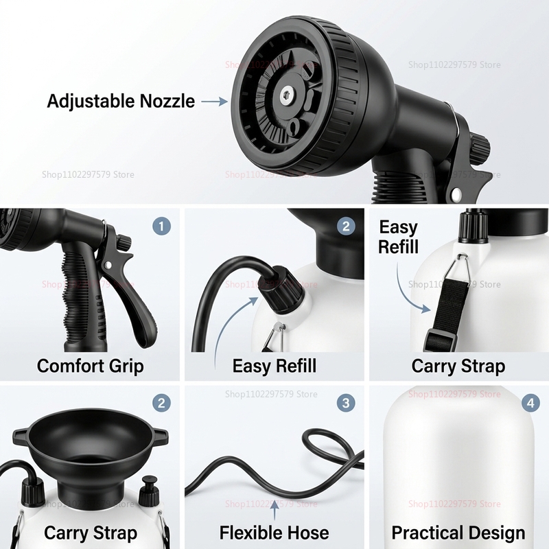 5L Portable Camping Shower Man - Outdoor Camping Shower 评论和价格