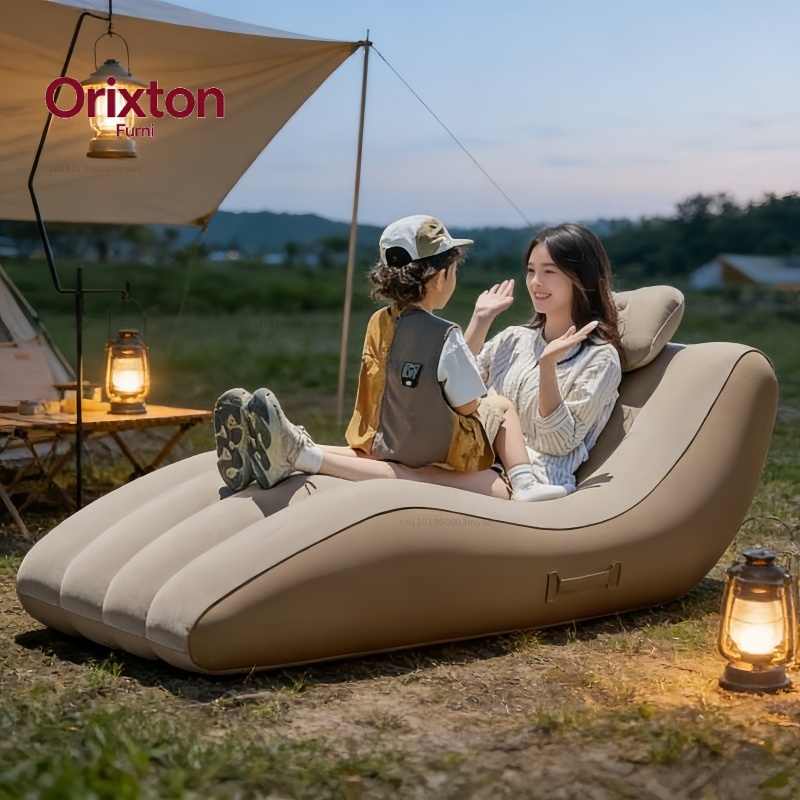 Outdoor Portable Self Inflatin - Outdoor Camping Lounge Chairs 评论和价格