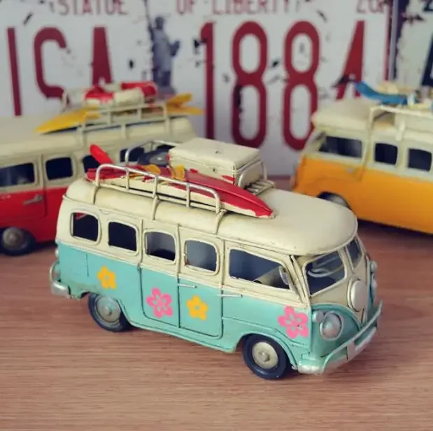 Mini Car Model Retro Classic C - Outdoor Camping Van 评论和价格