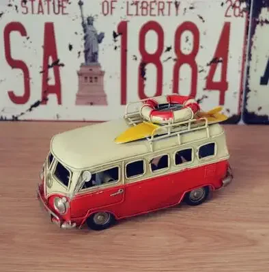 Mini Car Model Retro Classic C - Outdoor Camping Van 评论和价格