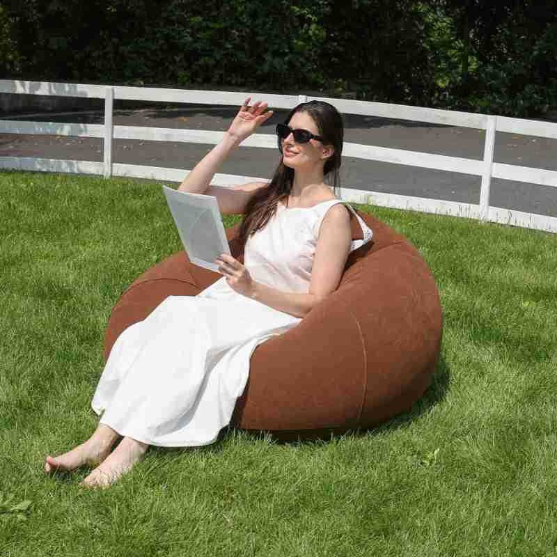 Inflatable Sofa & Air Pump Set - Outdoor Camping Lounge Chairs 评论和价格