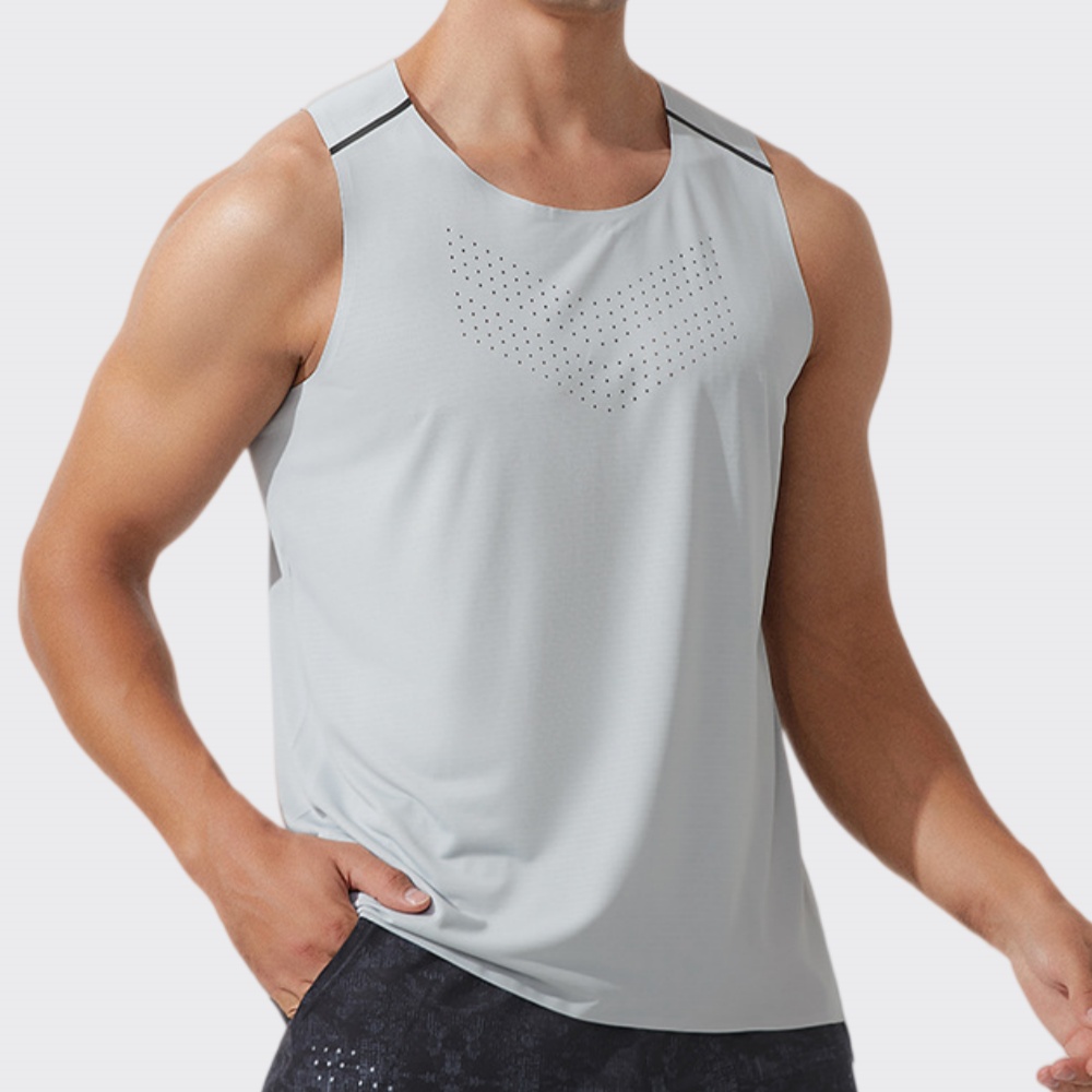 Men Gym Vest Quick Dry Running - Outdoor Camping Logo 评论和价格