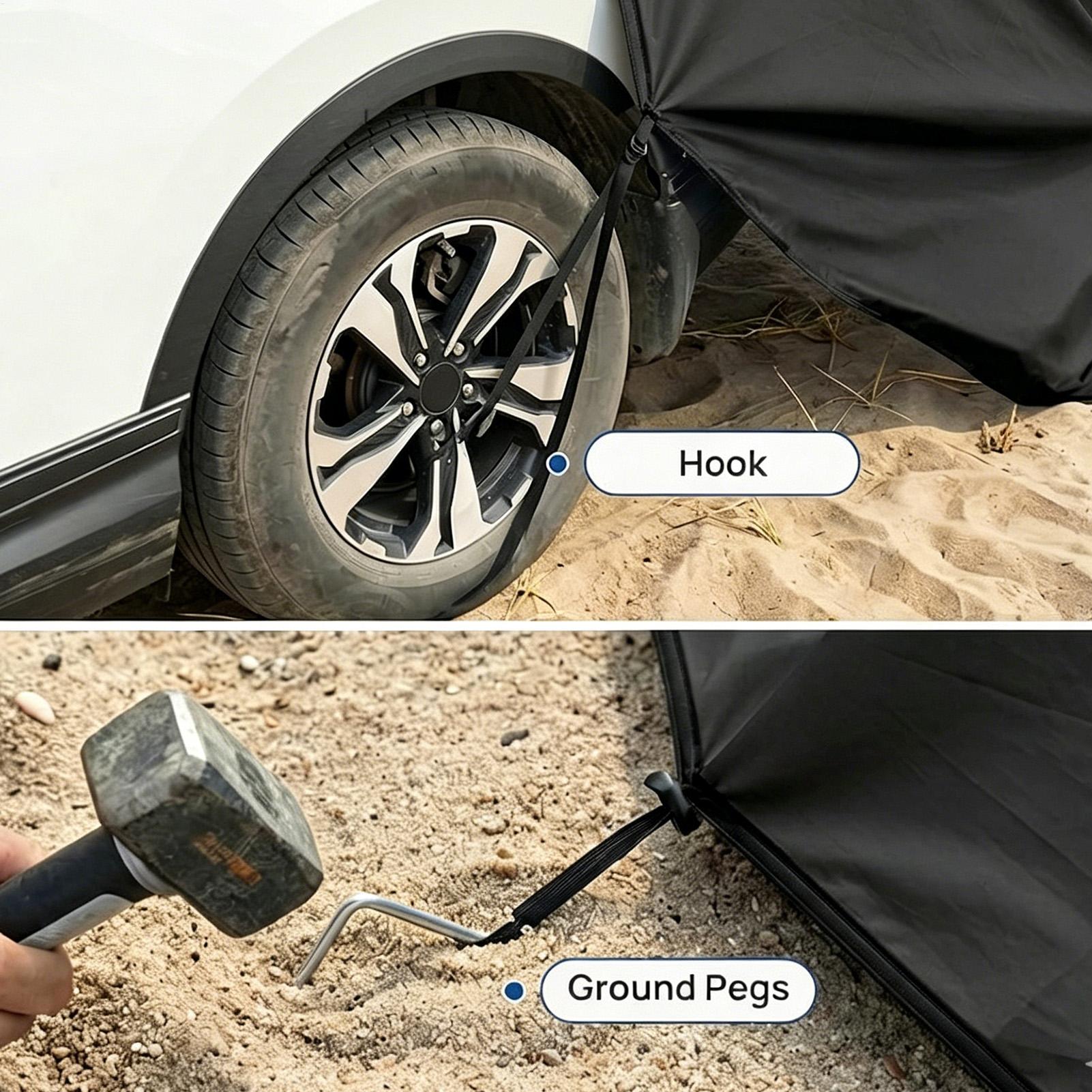 SUV Trunk Tent Car Trunk Priva - Outdoor Camping Van 评论和价格