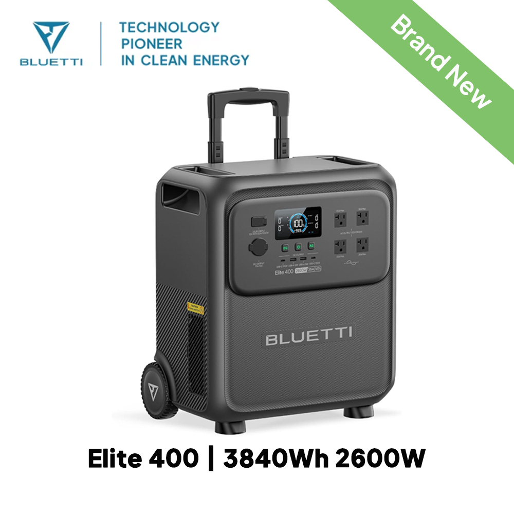 BLUETTI Elite 400 2600W 3840Wh - Outdoor Camping Van 评论和价格