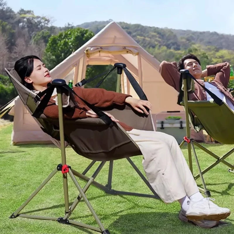 2026 Portable Outdoor Folding  - Outdoor Camping Rocking Chair 评论和价格