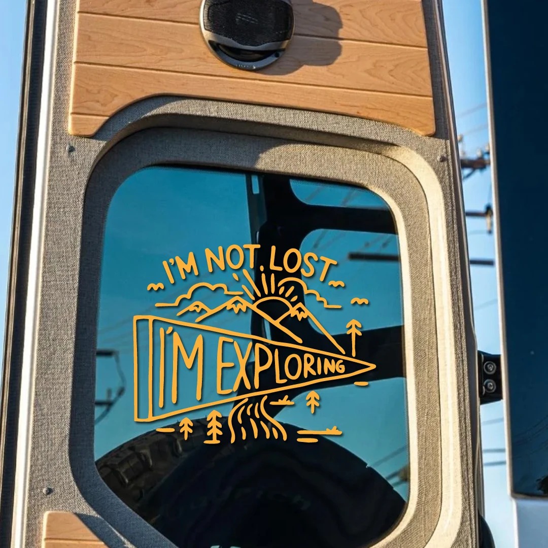 I m Not Lost I m Exploring Out - Outdoor Camping Logo 评论和价格