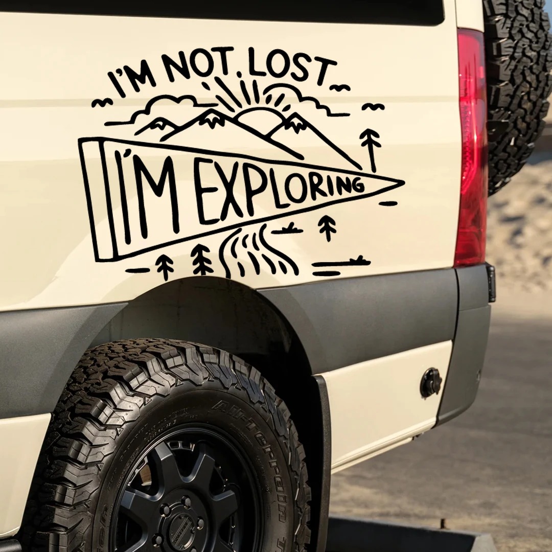 I m Not Lost I m Exploring Out - Outdoor Camping Logo 评论和价格