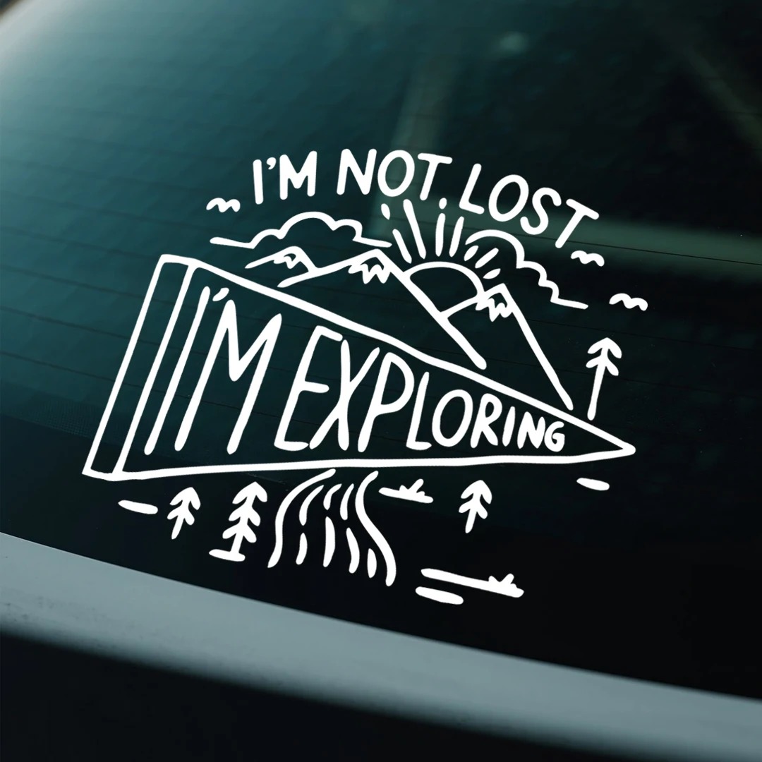 I m Not Lost I m Exploring Out - Outdoor Camping Logo 评论和价格