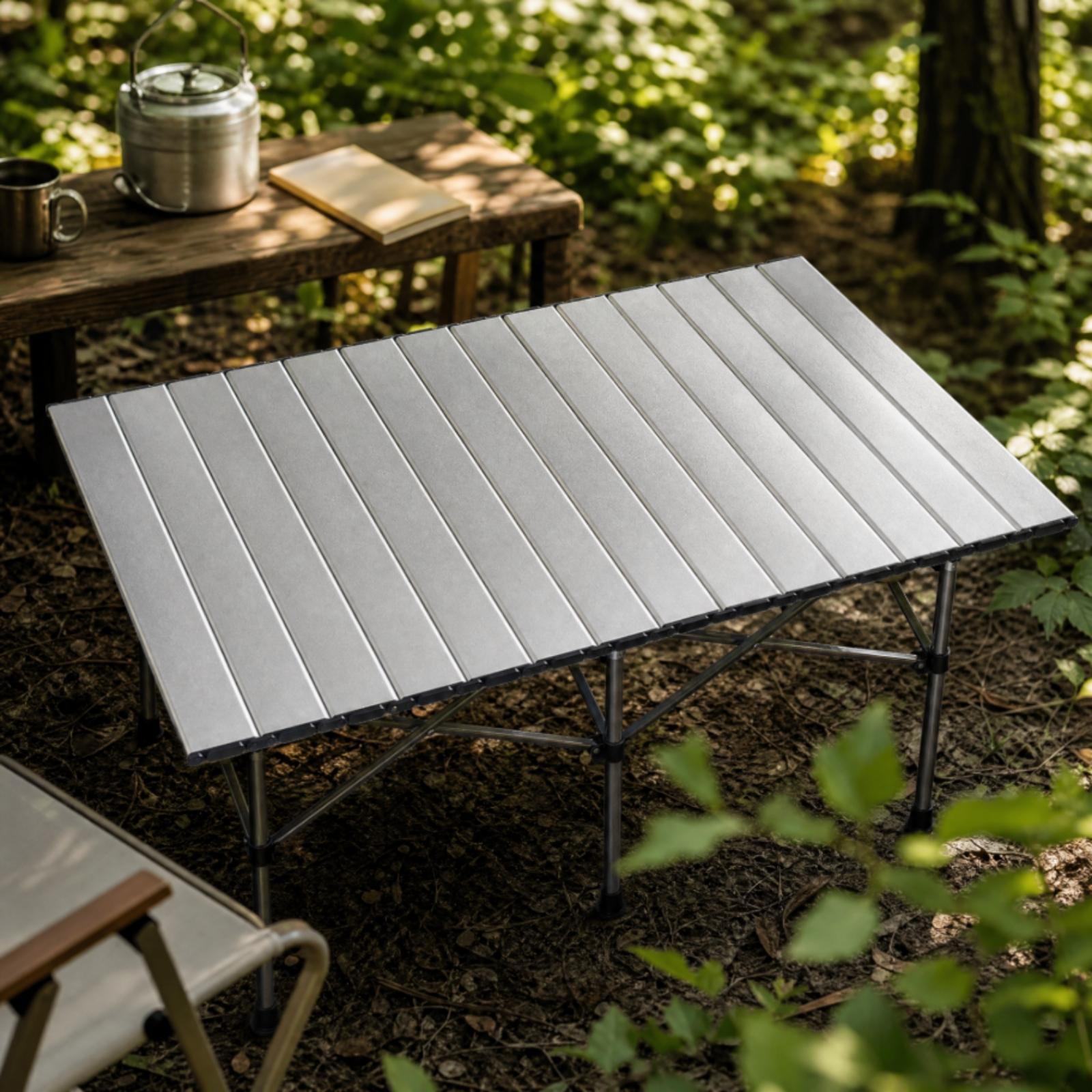 Folding Camping Table Foldable - Outdoor Camping Meals 评论和价格